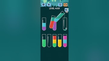 Water Color Sort Level 4231 4232 4233 4234 4235 WalkThrough Solution Gameplay