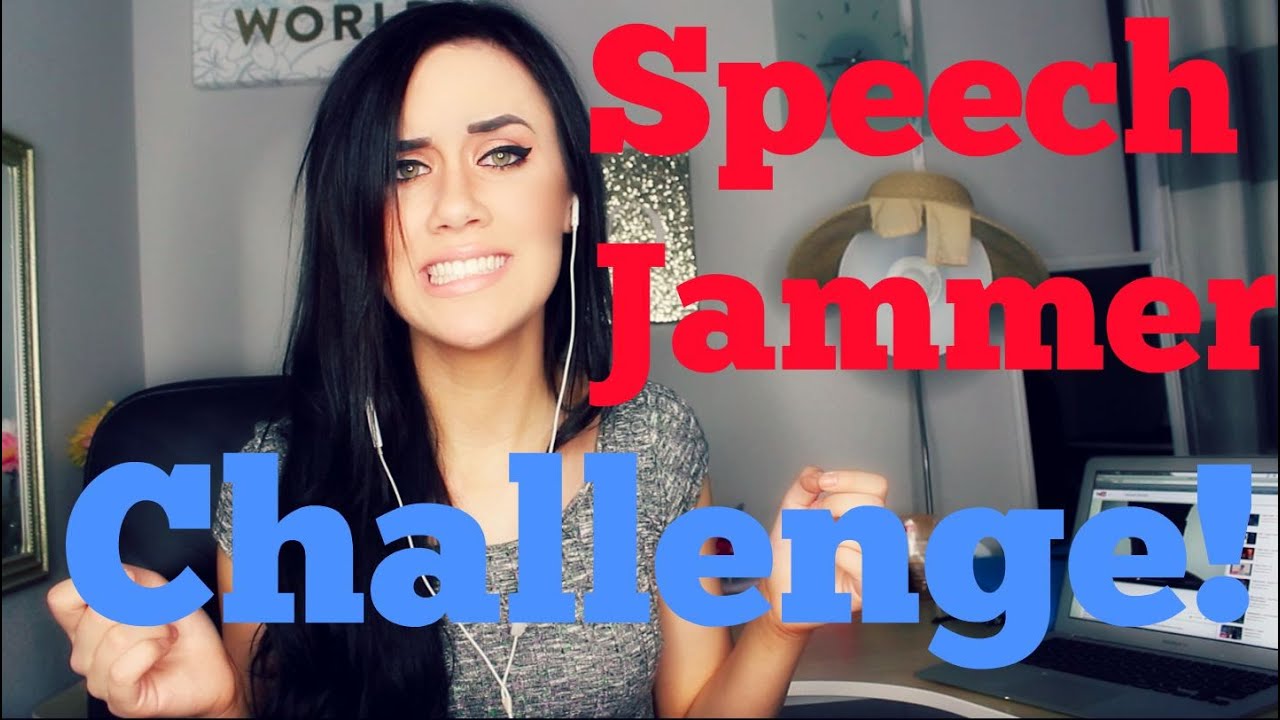 Speech Jammer Challenge ft. Myself YouTube
