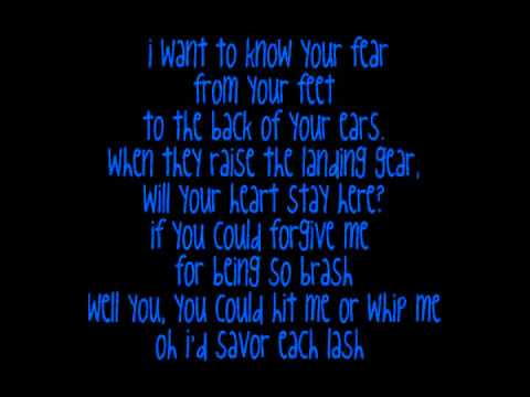 I Want To Know Your Plans - Say Anything w/ Lyrics