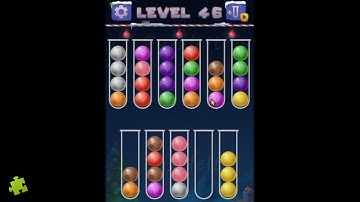 Color Ball Sort Puzzle - Level 46 | Color Puzzle Game Solution | Sonatgame