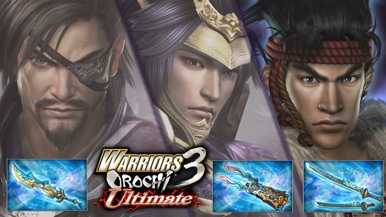 Xiahou Dun/ Yoshitsune Minamoto/ Musashi Miyamoto - Mystic Weapons | Warriors Orochi 3: Ultimate
