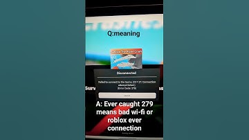 The meaning of error code.279
