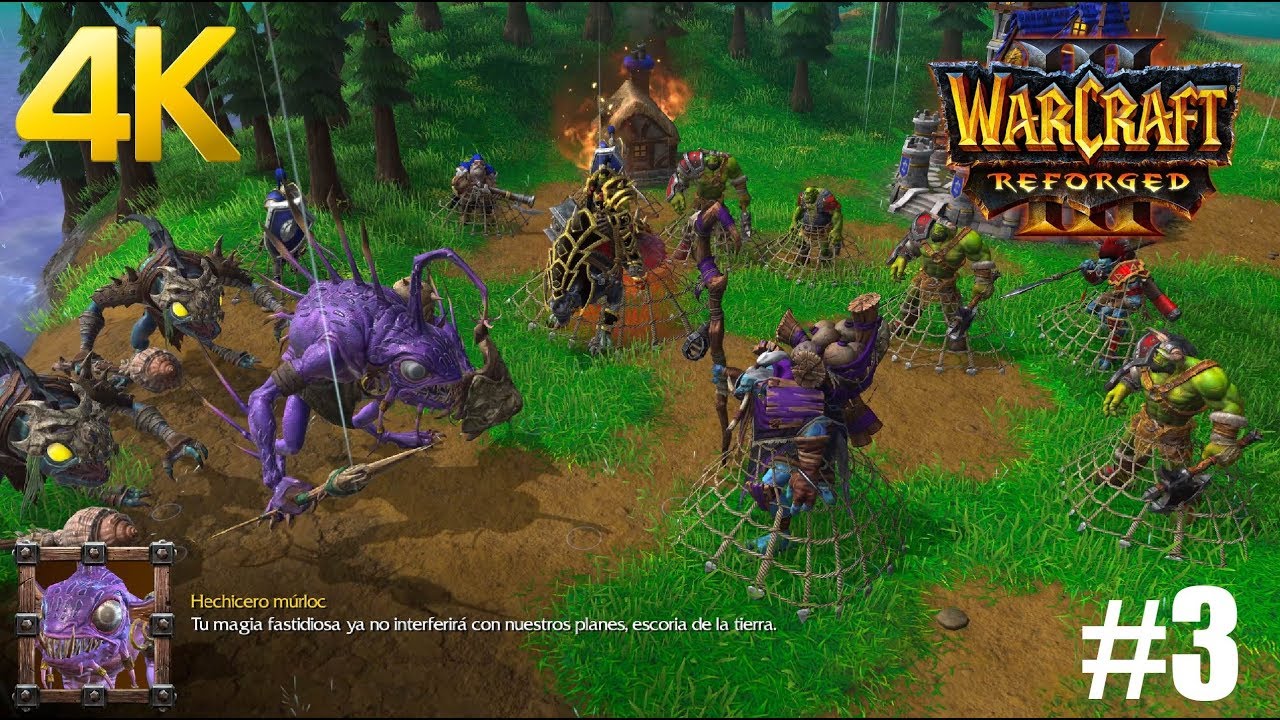Warcraft III Reforged Campaña ORCOS Prologo Parte 3: "Jinetes en la Tormenta" (4K) (Sin Comentar)