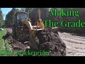 #56 Fixing The Road To The Sawmill With A Backhoe