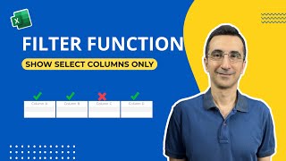 Show only few columns using FILTER function in Excel 365