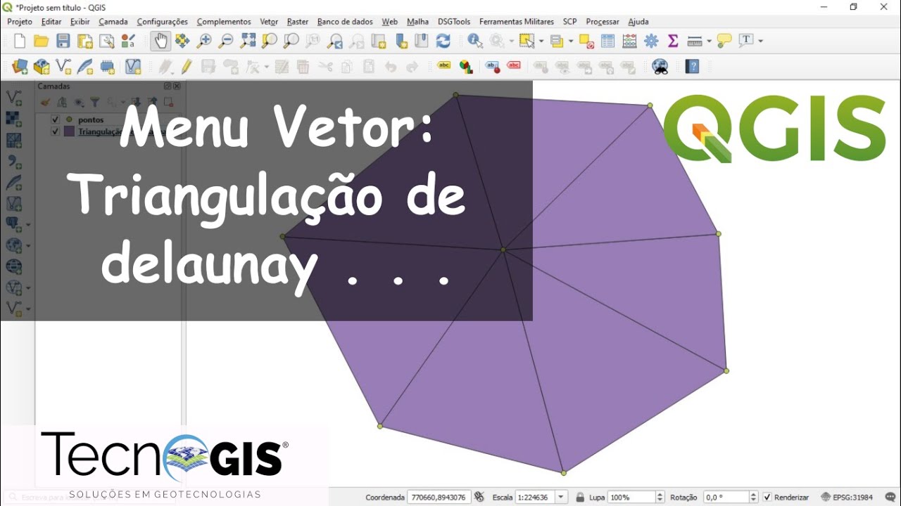 Vídeo-Aula Triangulação de Delauney 