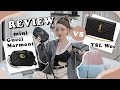 รีวิวกระเป๋าไซส์ mini Gucci GG Marmont vs YSL WOC เล็กแต่จุ | Jane Soraya