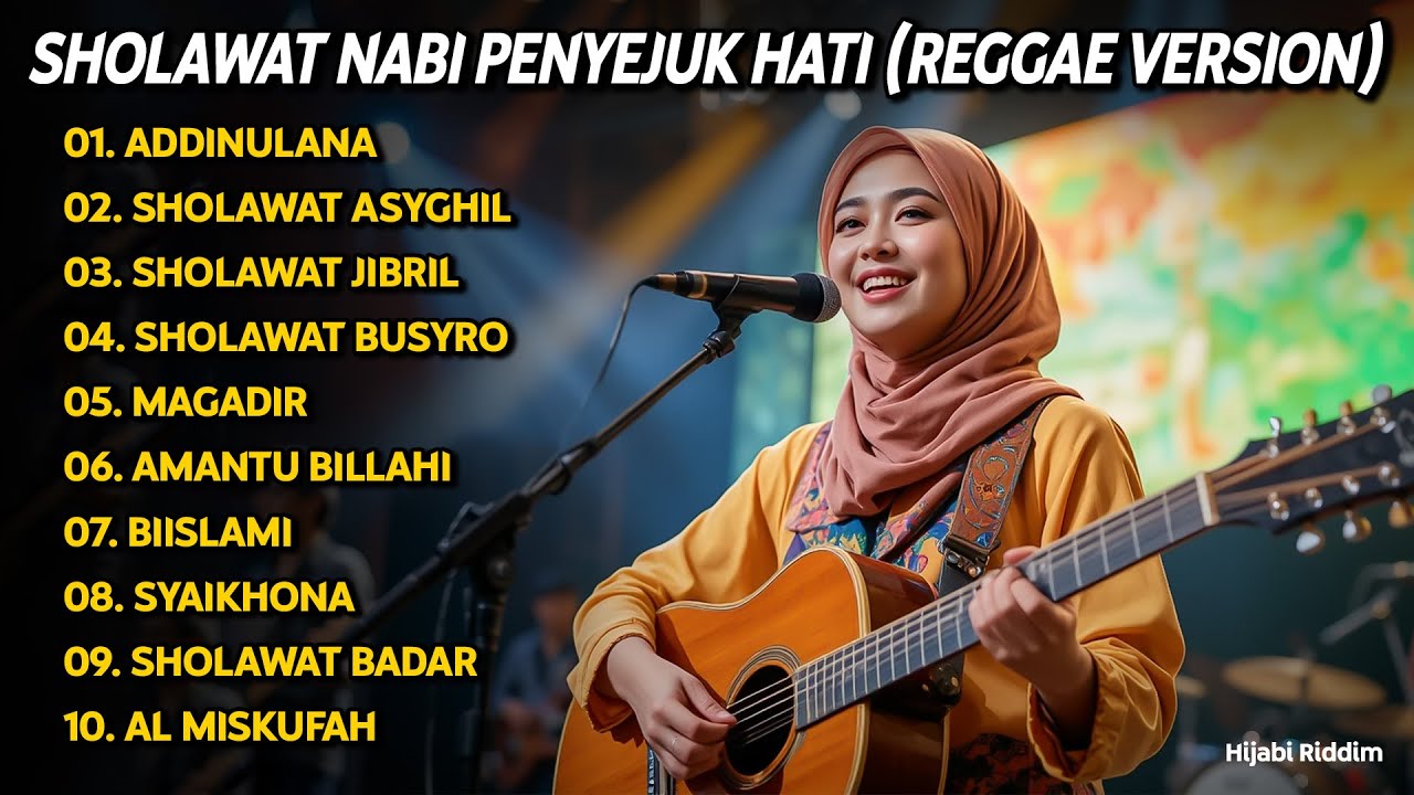 SHOLAWAT NABI PENYEJUK HATI 🎵 REGGAE | ADDINULANA, SHOLAWAT AYSGHIL | SHOLAWAT TERBARU