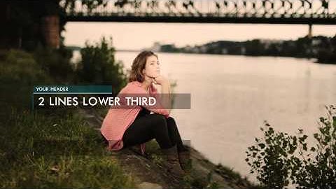 After Effects projects - Clean Lower Thirds