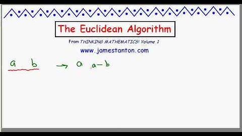 Euclidean Algorithm (TANTON_Mathematics)