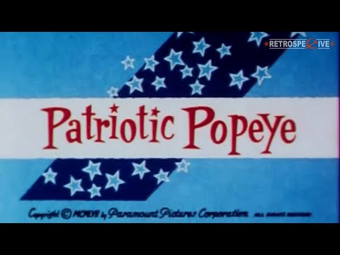 Patriotic Popeye Funny Cartoon | Popeye the Sailor Man | Cartoons for Kids