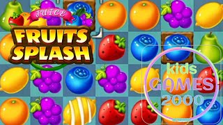 Juice Fruit Splash : Sweet Match Puzzle Pop | game fruit candy @kidsgames2000 screenshot 5