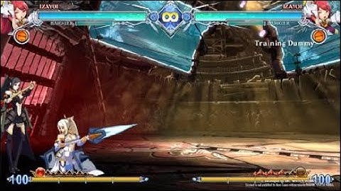 BlazBlue: Central Fiction - Izayoi GA-NM RC Mode Change combo