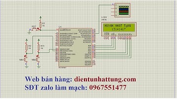 Hiển thị LCD1602 Tiếng Việt + Tạo xung PWM + Nút nhấn, Lập trình Vi điều khiển