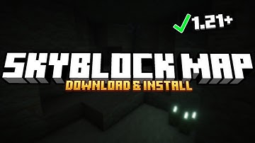 How To Install Skyblock Map in Minecraft 1.21.10 (2025)