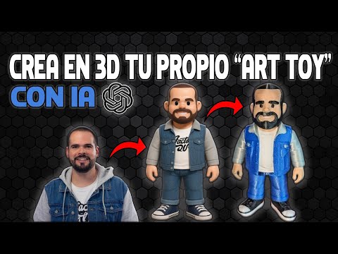 #tuFactoria3d | IMPRIME EN 3D TU PROPIO "ART TOY" USANDO IA
