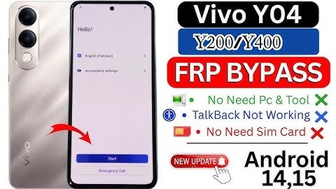 Vivo Y04 FRP Bypass Without PC | Vivo Y200 / Y400 Frp Unlock 2026 | Vivo Frp Bypass Android 14 / 15