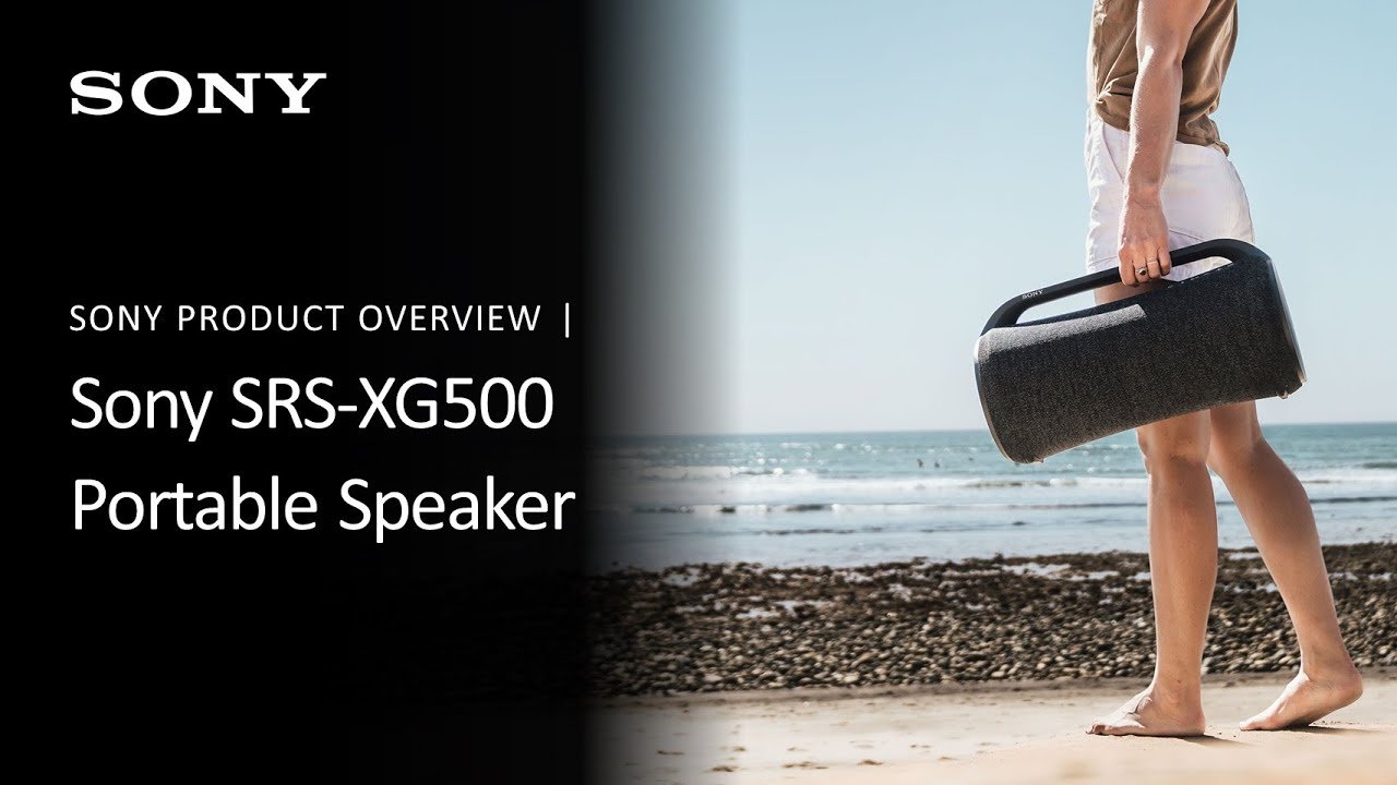Sony Bluetooth Water-Resistant Portable Speaker SRS-XG500