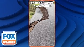 California Road Collapses