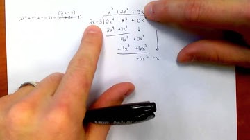 Lesson 5.6 Video 3 - Long Division of Polynomials (Example 2)