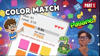 🎨 Bikin Game Color Match Challenge Seru Pakai Python! | Tutorial Pygame Part 1
