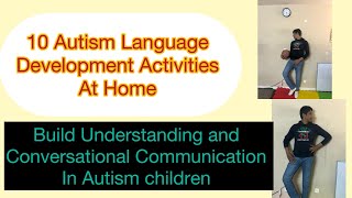 10 Activities for Autism Language Development  #autism #languagelearning #speech #language #asd