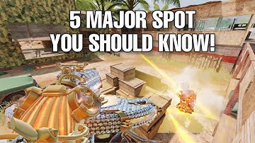 5 Major spots in Firing Range that no one KNOWS! | D13 Sector Angles