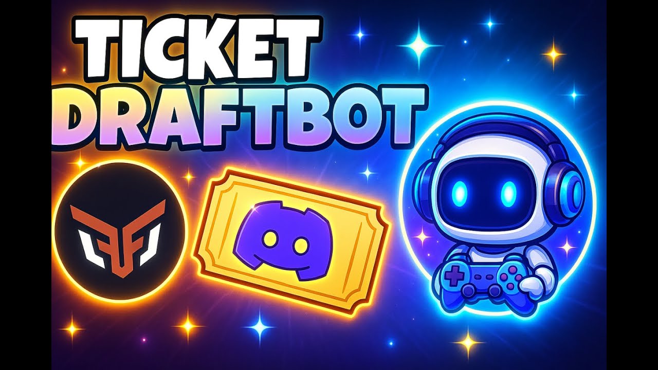[TUTO] Configurer le Système de Tickets avec Draftbot - YouTube