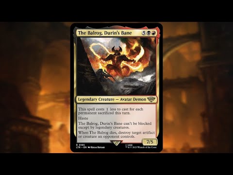 Random Card Talkin' - The Balrog, Durin's Bane