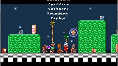super mario bros x. 1.3  credits