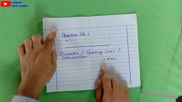 How to write law paper || Paper Presentation Skills || Usman Tips Point