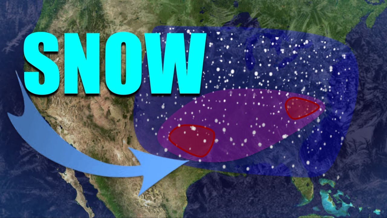 A MAJOR Snowstorm Is Brewing In The South - YouTube