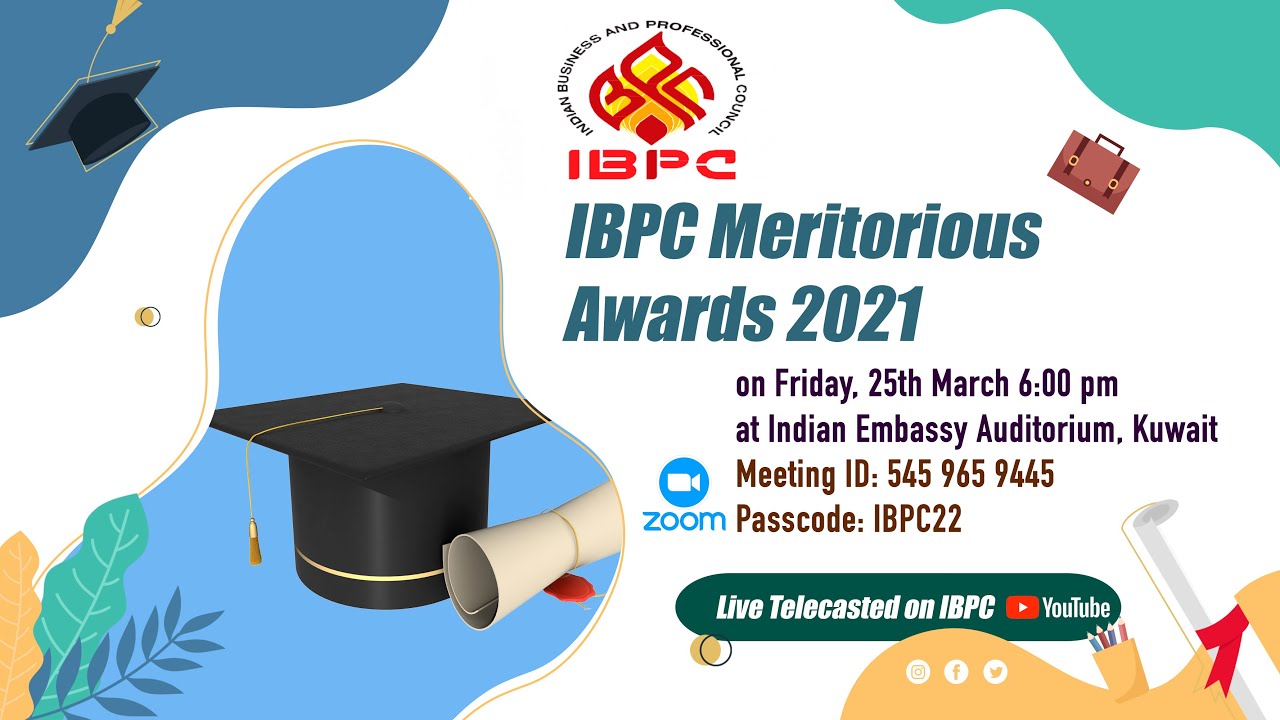 IBPC Meritorious Awards 2021 | 25-03-2022 | IBPC