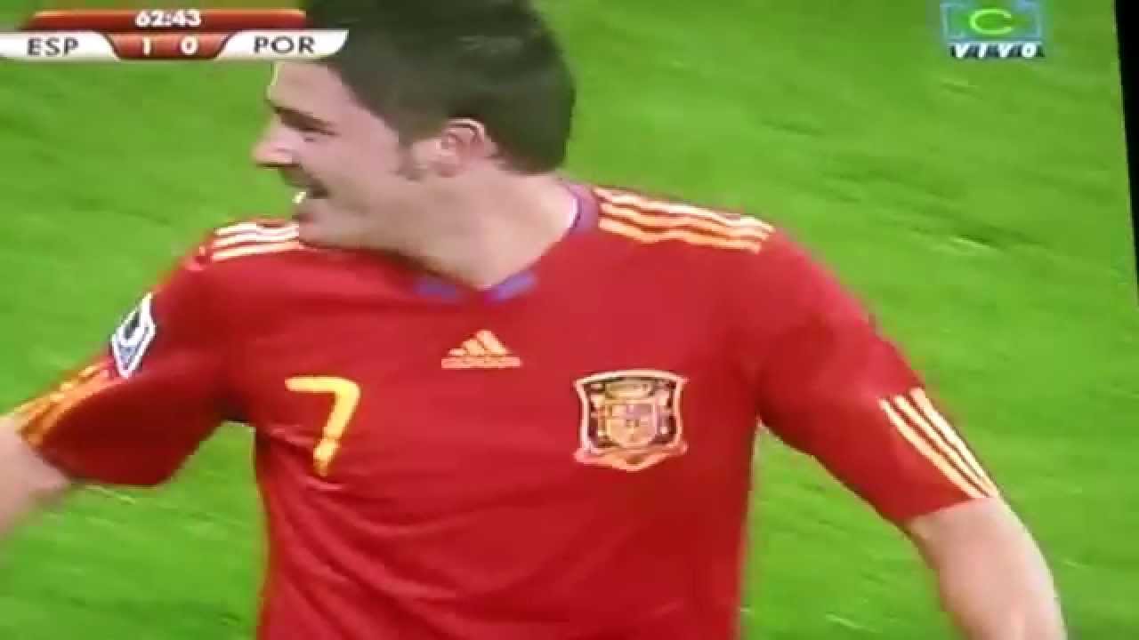 España vs Portugal 1-0 Mundial Sudáfrica 2010 Octavos de Final - YouTube