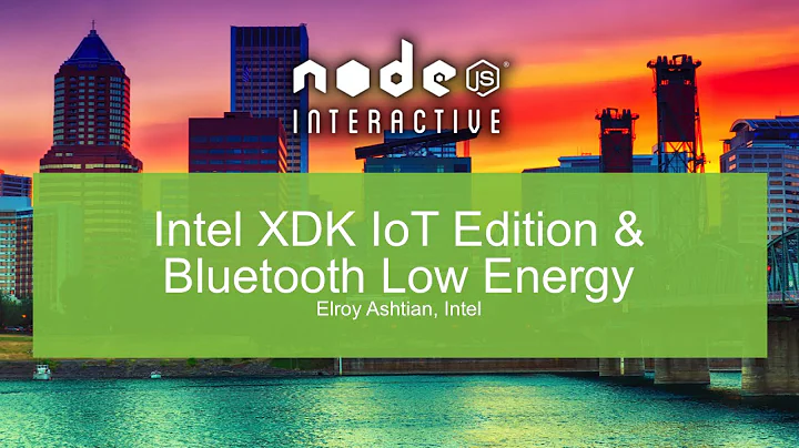 Intel XDK IoT: ブルートゥース・ローエネルギー体験