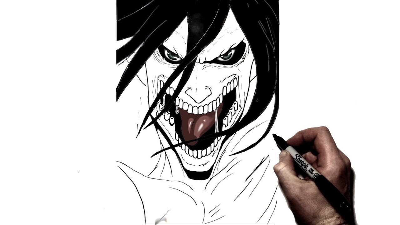 Featured image of post How To Draw Eren Titan Step By Step