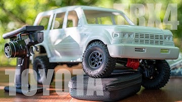 1/10 scale RC Taxxas TRX4 Sport Toyota LC80 RC Run #1