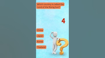 Land of Rising Sun | Gk questions in English | #mindbendingquiz #quiz #education #triviatricks