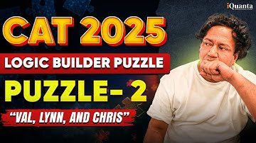 Logic Builder Puzzles for CAT LRDI | Puzzle 2 | George Summers | Abhishek Leela Pandey (99.93%iler)