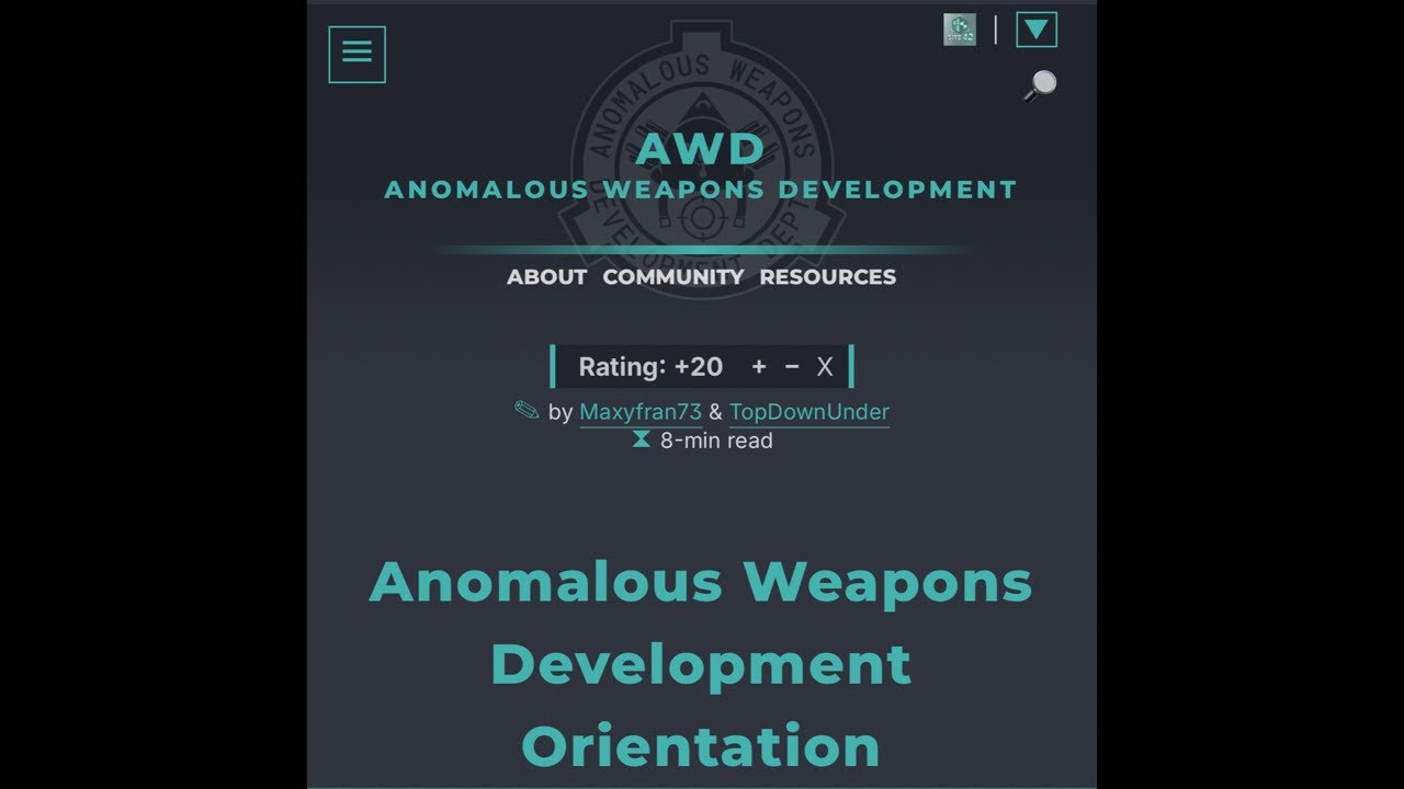 CHECKING IN ON THE DEPARTMENT OF ANOMALOUS WEAPONS DEVELOPMENT | Coffee Break w/ Dr. Sherman
