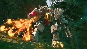 Optimus vs. Grimlock - Transformers: Cyberworld clip