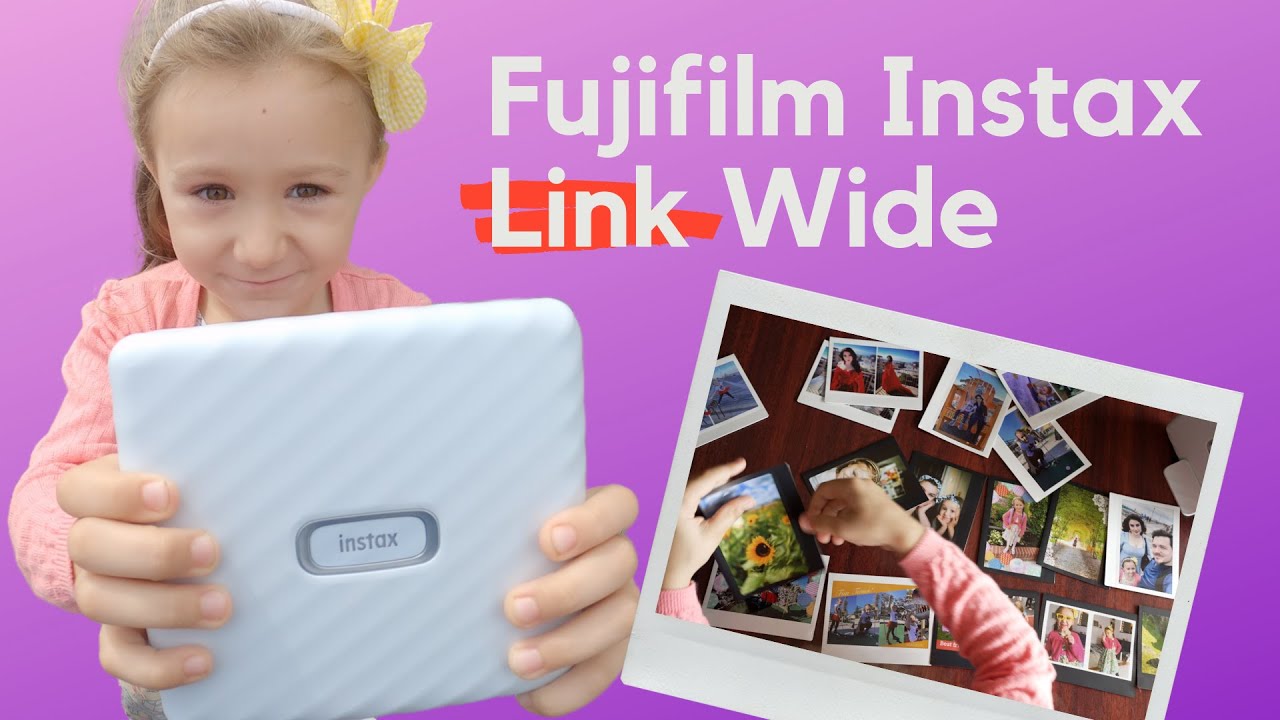 Fujifilm Instax Link Wide Ash White - Provence Photo Vidéo