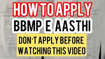 Pas BBMP E KHATA NIET toe voordat u deze video hebt bekeken | hoe u BBMP E KHATA kunt toepassen |...