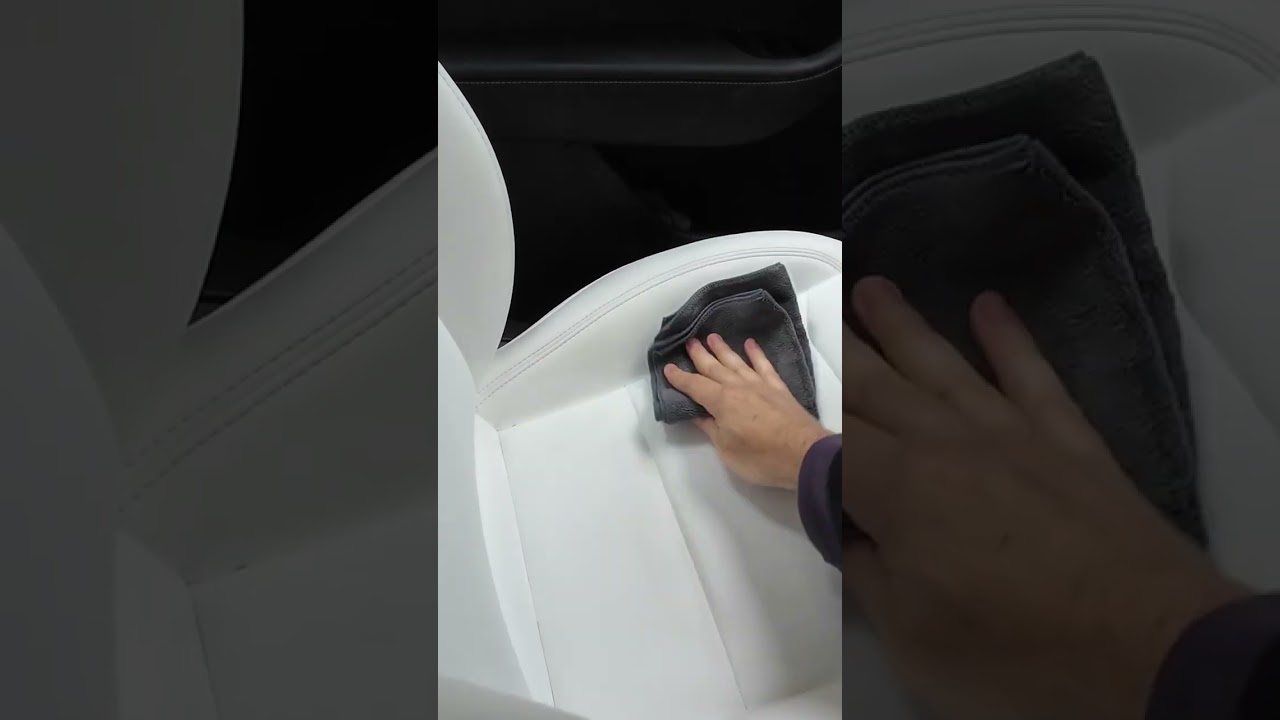 TOPABYTE White Leather Cleaner for my Tesla seats! Part 6 