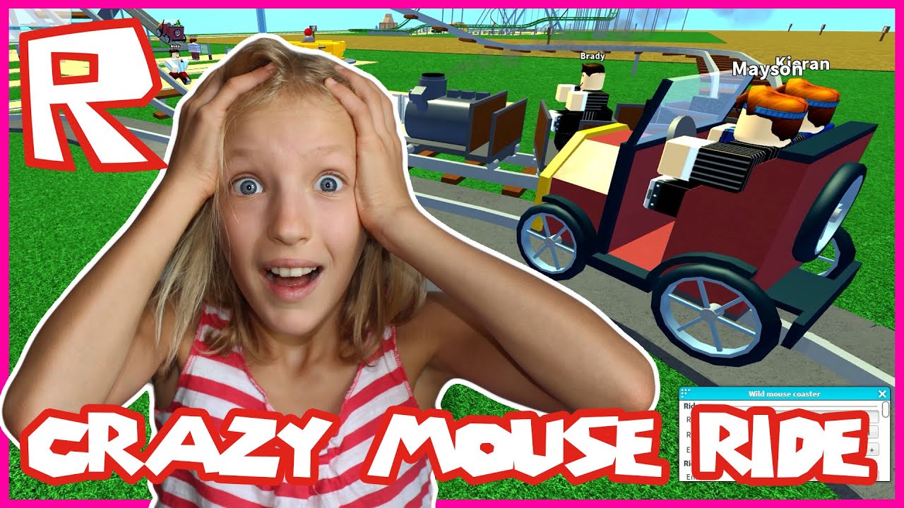 Theme Park Tycoon Crazy Fun Mouse Ride Roblox Youtube - theme park tycoon crazy rides roblox youtube