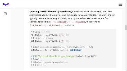 Fancy Index  với NumPy, Cơ bản về Numpy và Pandas