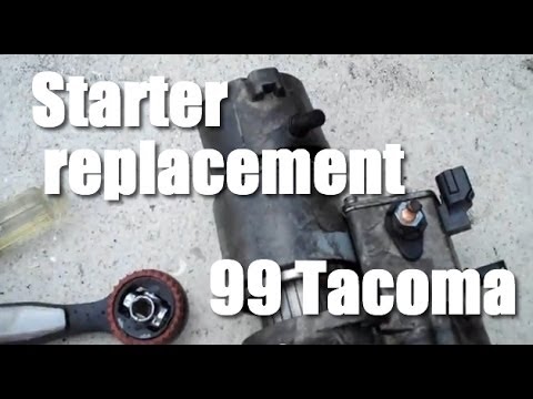 Change starter 1991 toyota corolla