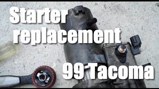 I replace a starter for the first time on my 1999 toyota tacoma. if
you found this video helpful, buy me coffee! -
https://www.buymeacoffee.com/duf check o...