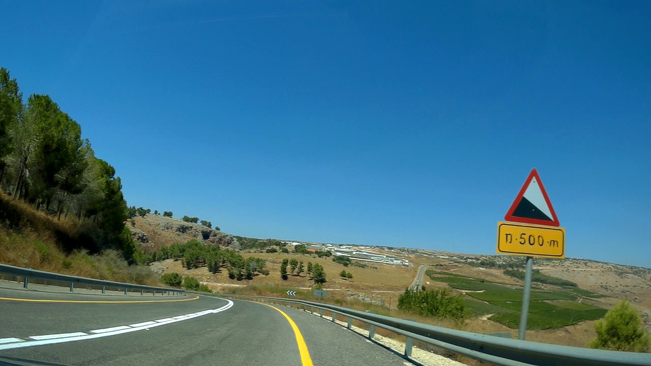 כביש 899 עד צומת 8967 נוף עוצר נשימה     Road 899  Spectacular landscape breathtaking -ISRAEL view