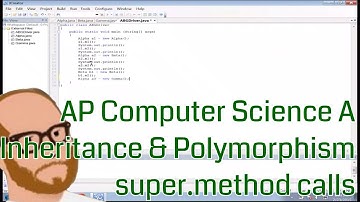 Computer Science AP - Inheritance and Polymorphism - super.method calls